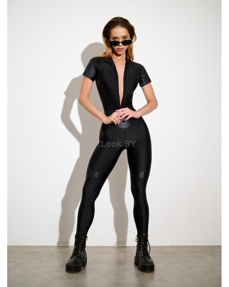 Комбинезон для фитнеса Body Correct Skin Edition LYC ''Black''