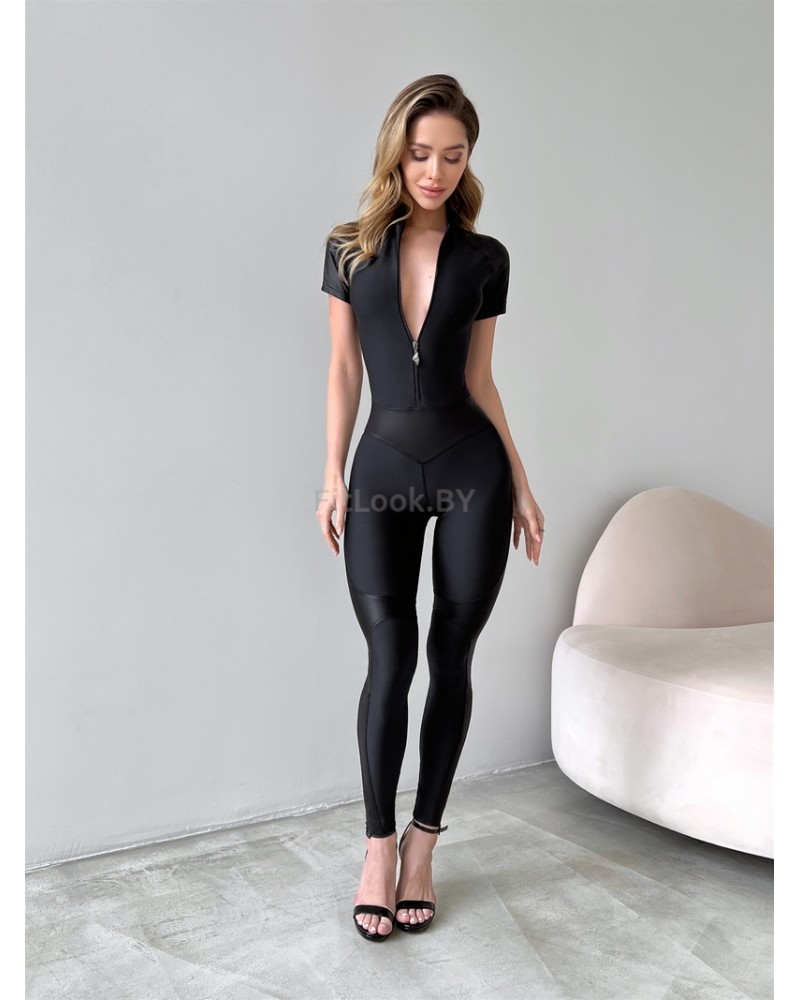 Комбинезон для фитнеса Body Correct Skin Edition LYC ''Black''