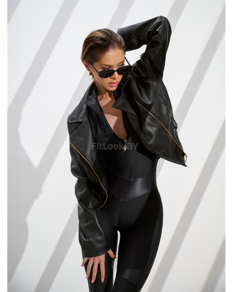 Комбинезон для фитнеса Body Correct Skin Edition LYC ''Black''