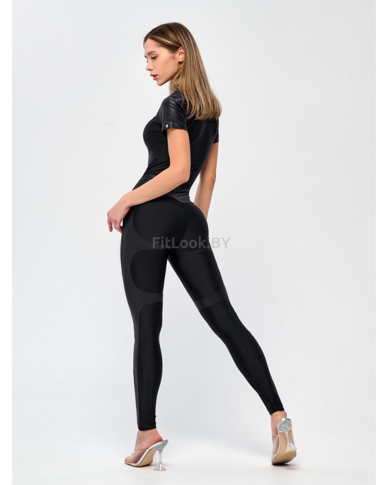 Комбинезон для фитнеса Body Correct Skin Edition LYC ''Black''