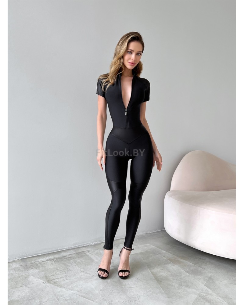 Комбинезон для фитнеса Body Correct Skin Edition LYC ''Black''