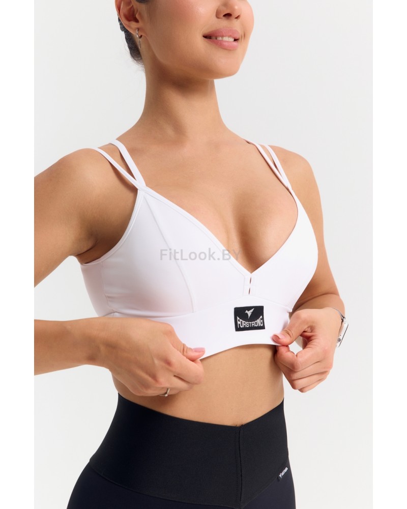 Топ Forstrong Box Bra White