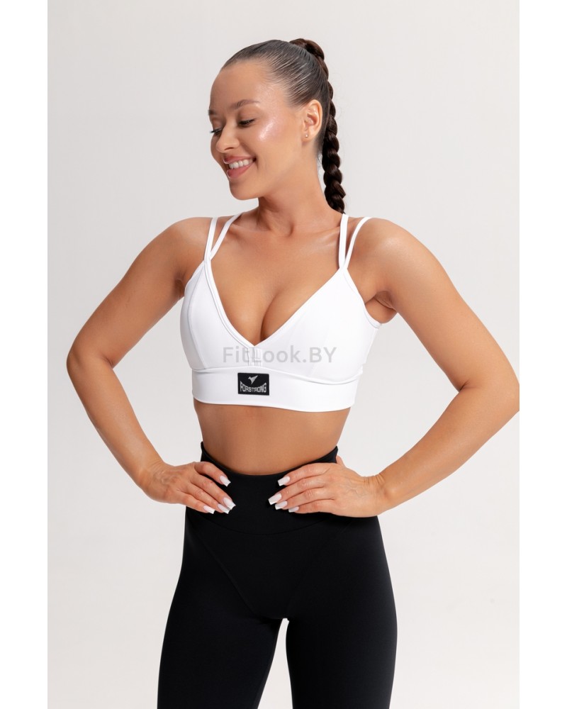 Топ Forstrong Box Bra White