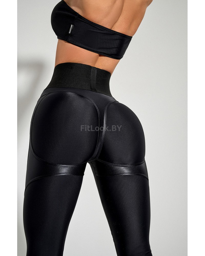 Лосины Bona Fide: Extra Sex-Push Up Corsage LYC "Black Skin"