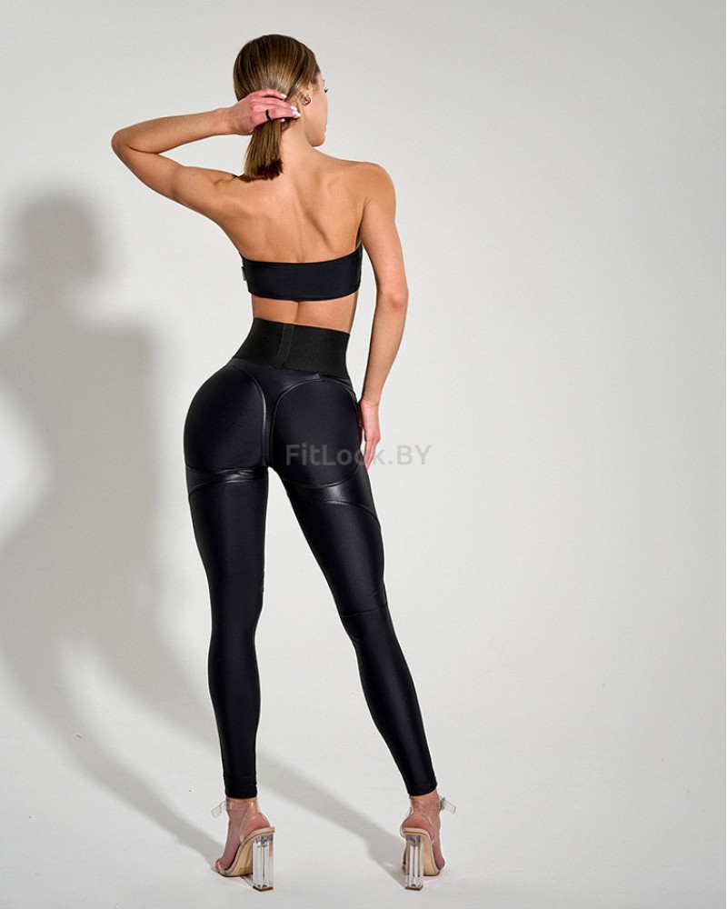 Лосины Bona Fide: Extra Sex-Push Up Corsage LYC "Black Skin"