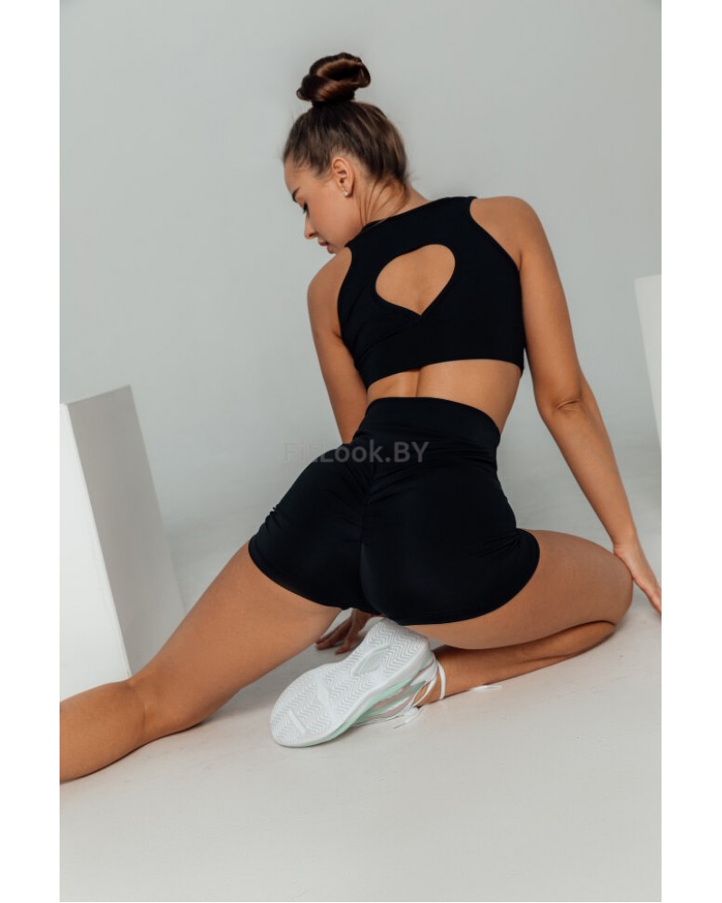 Шорты с Push Up эффектом Scrunch Black
