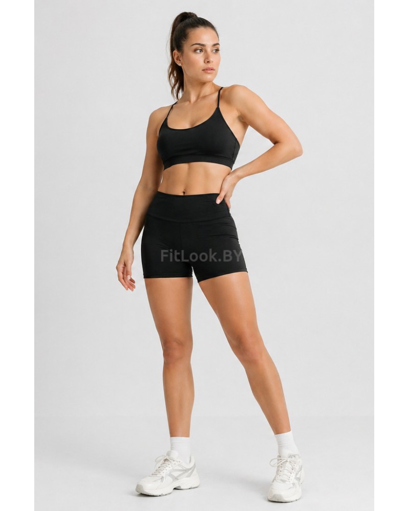 Шорты с Push Up эффектом Scrunch Black