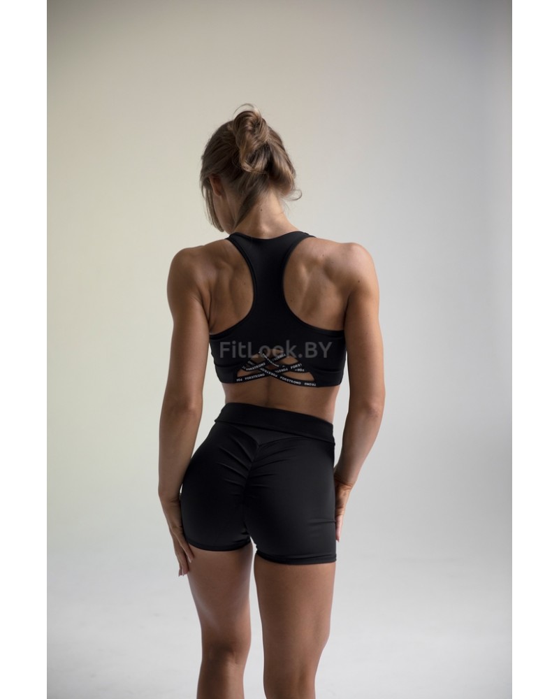 Шорты с Push Up эффектом Scrunch Black