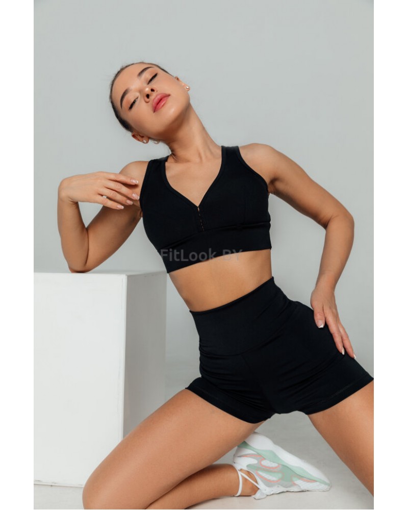 Шорты с Push Up эффектом Scrunch Black