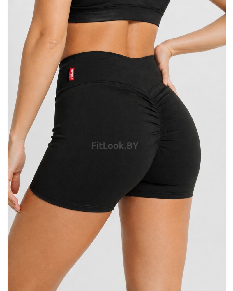Шорты с Push Up эффектом Scrunch Black