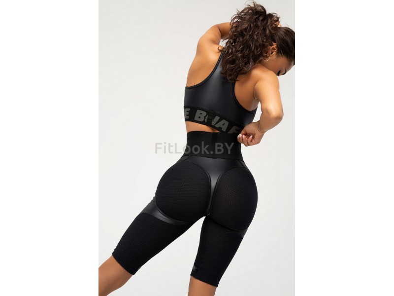 Велосипедки Bona Fide: Bona Cycling Extra Sex Push-up Corsage "Black Skin"