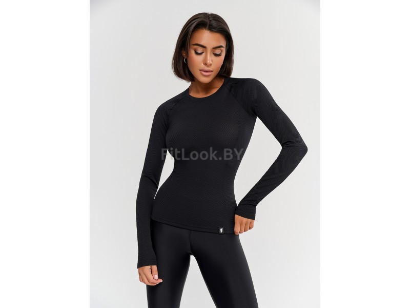 Рашгард Bona Fide: Rashguard Round Pro Black