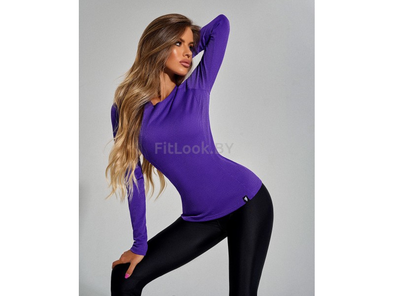 Рашгард Bona Fide: Rashguard Round "Neon Purple"