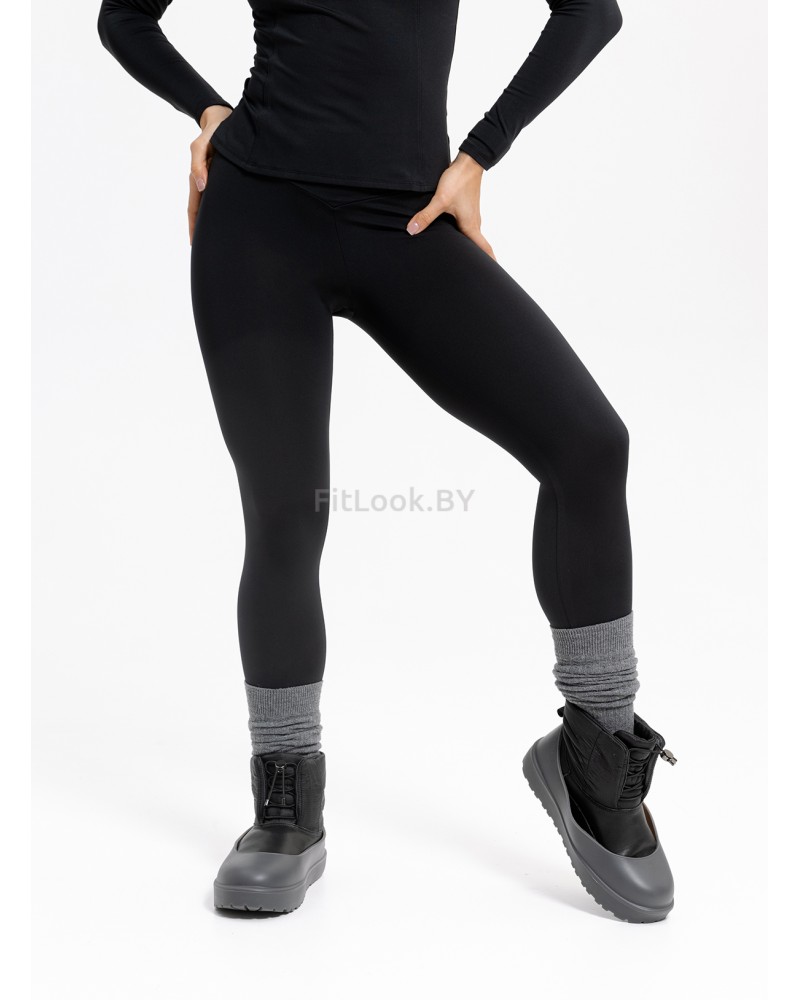 Лосины Forstrong Bloom Black  (на флисе)