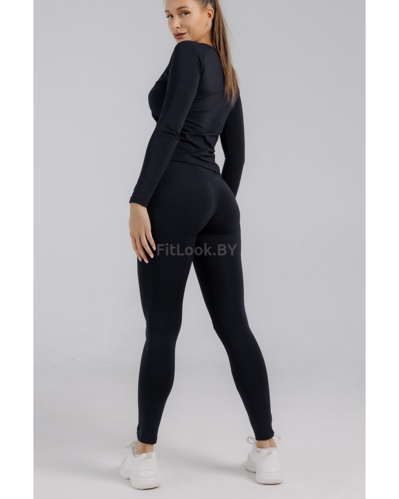Лосины Forstrong Bloom Black  (на флисе)