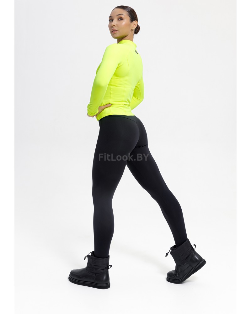 Лосины Forstrong Bloom Black  (на флисе)