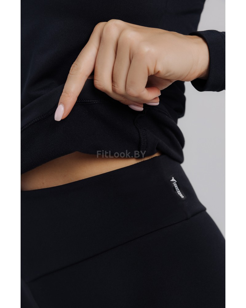 Лосины Forstrong Bloom Black  (на флисе)