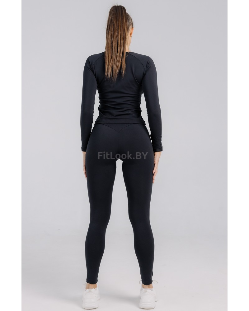 Лосины Forstrong Bloom Black  (на флисе)
