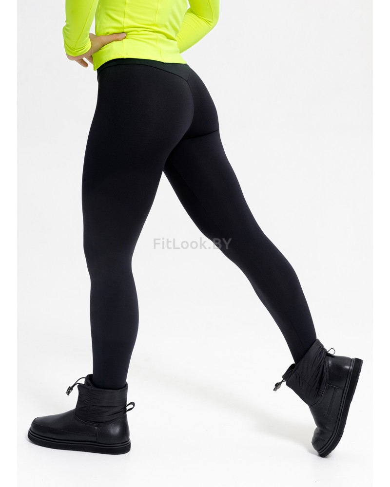 Лосины Forstrong Bloom Black  (на флисе)