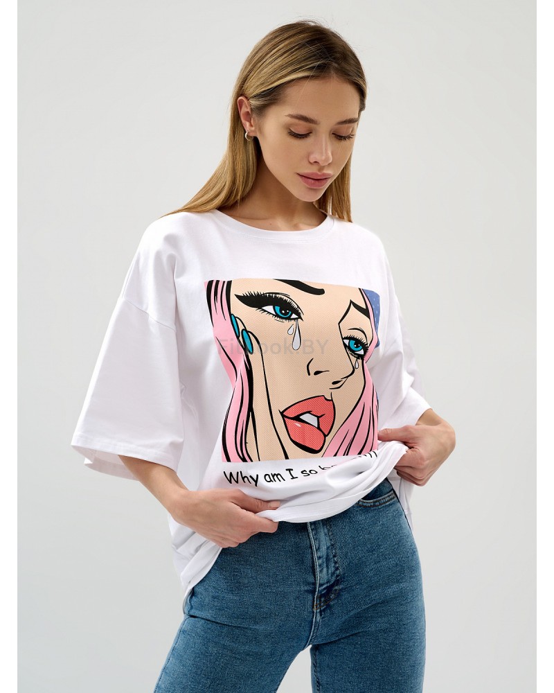 Футболка Bona Fashion: OVERSIZE T-shirt "Beautiful"