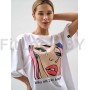 Футболка Bona Fashion: OVERSIZE T-shirt "Beautiful"