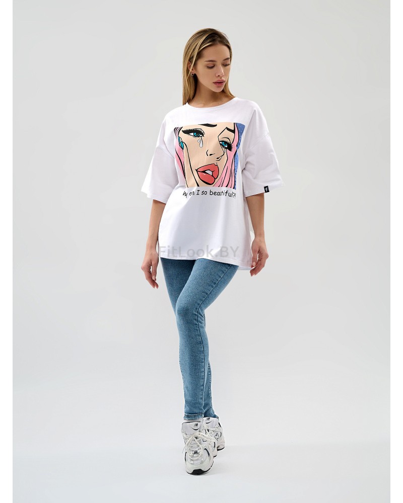 Футболка Bona Fashion: OVERSIZE T-shirt "Beautiful"