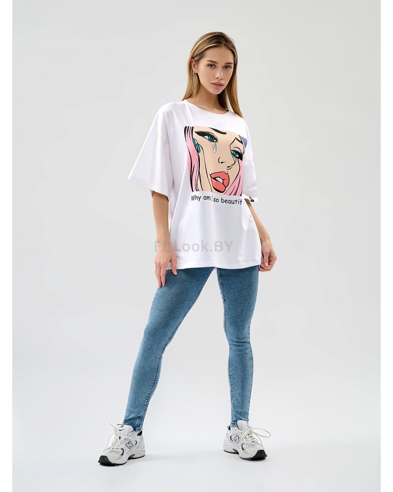 Футболка Bona Fashion: OVERSIZE T-shirt "Beautiful"