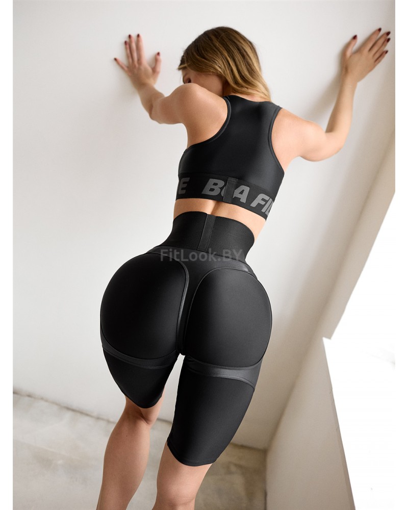 Велосипедки Extra Sex-Push Up Corsage LYC "Black Skin" 