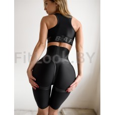 Велосипедки Bona Fide: Extra Sex-Push Up Corsage LYC "Black Skin" 