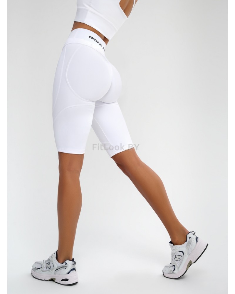 Велосипедки Bona Fide: Bona Cycling Extra Sex-Push Up "Juicy White"