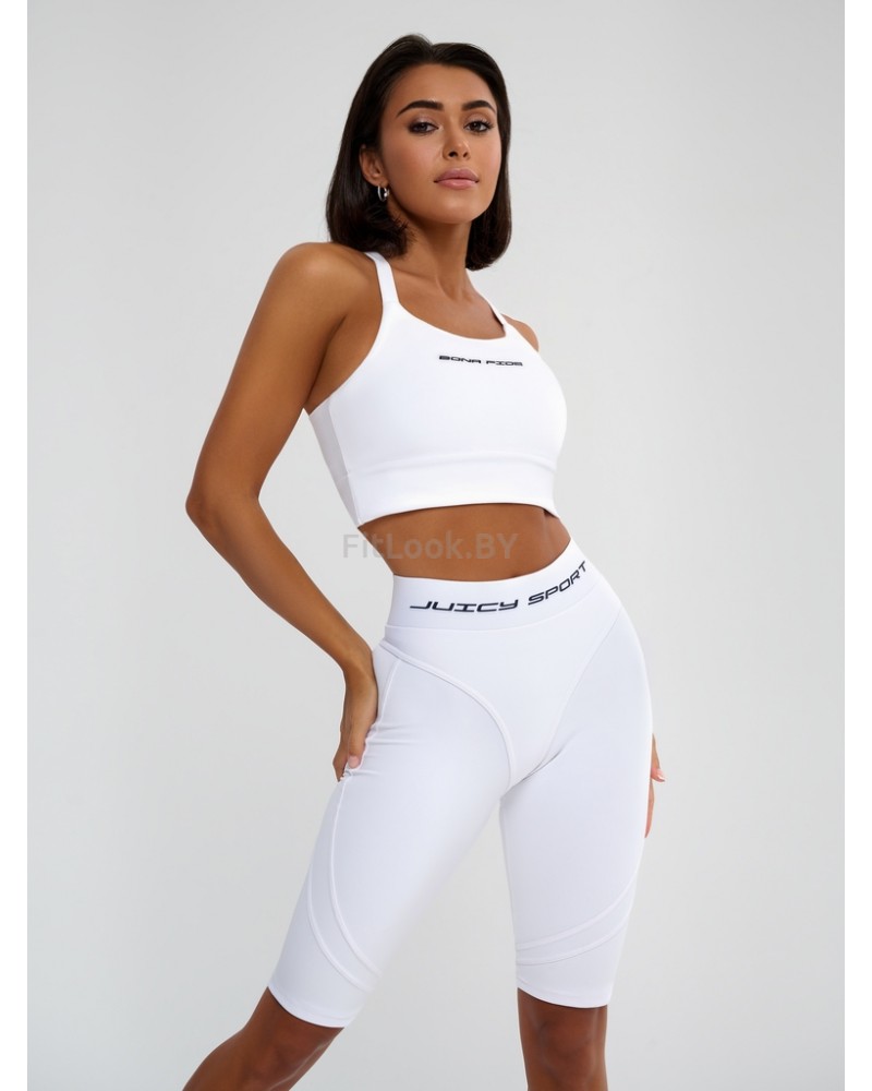 Велосипедки Bona Fide: Bona Cycling Extra Sex-Push Up "Juicy White"