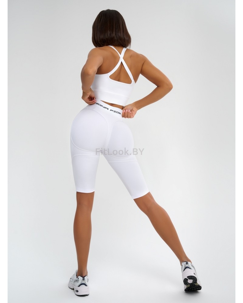 Велосипедки Bona Fide: Bona Cycling Extra Sex-Push Up "Juicy White"