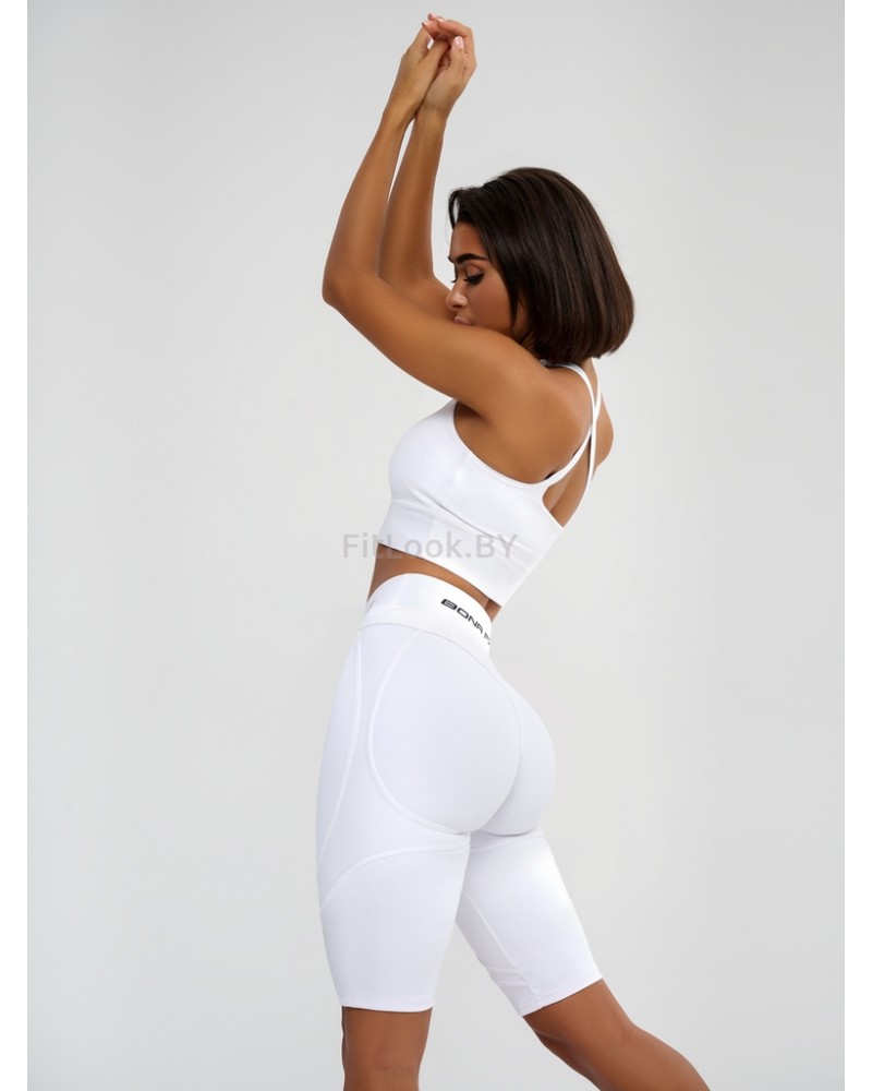 Велосипедки Bona Fide: Bona Cycling Extra Sex-Push Up "Juicy White"