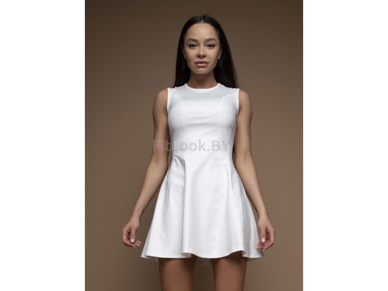 Платье с шортиками Mansen Tennis White