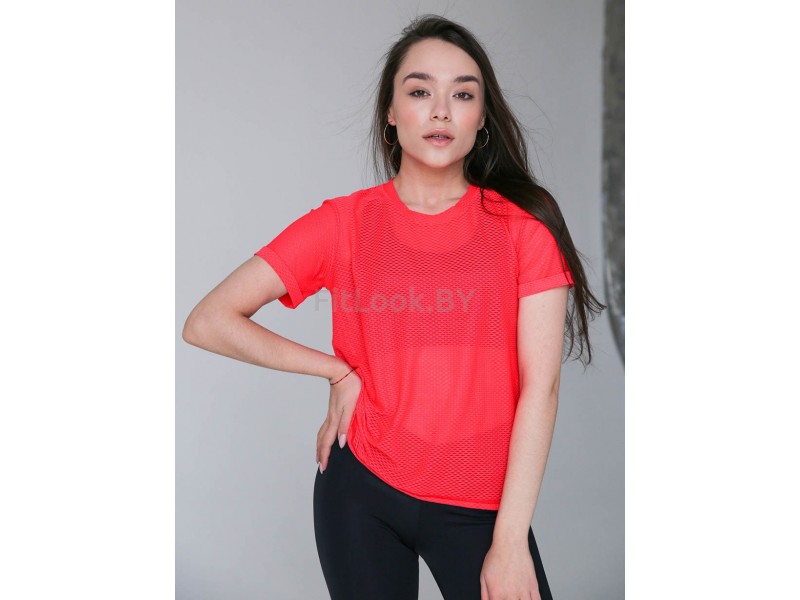Футболка-сетка Mansen T-shirt mesh Coral