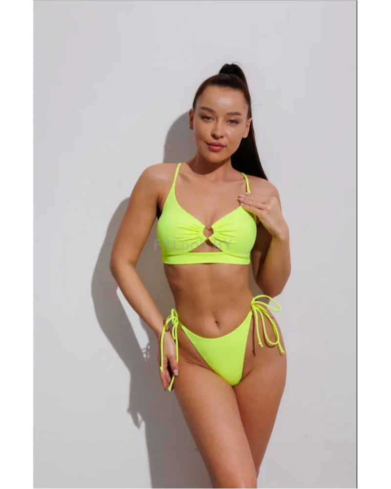 Плавки Forstrong Tan Scrunch Neon Grass
