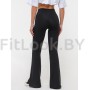 Спортивные брюки-клеш с разрезами и высокой талией Neverlate Slash