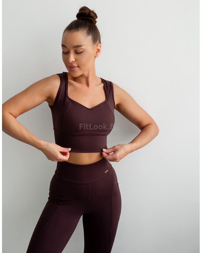 Топ для фитнеса Forstrong Pulse Brown