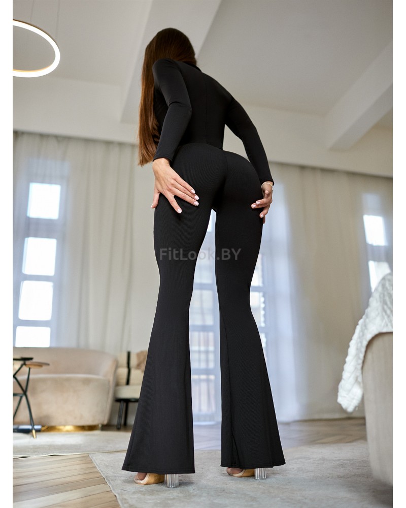 Повседневный комбинезон Bona Fashion: Chika Bomb "Black Rib"