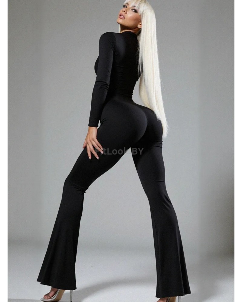 Повседневный комбинезон Bona Fashion: Chika Bomb "Black Rib"