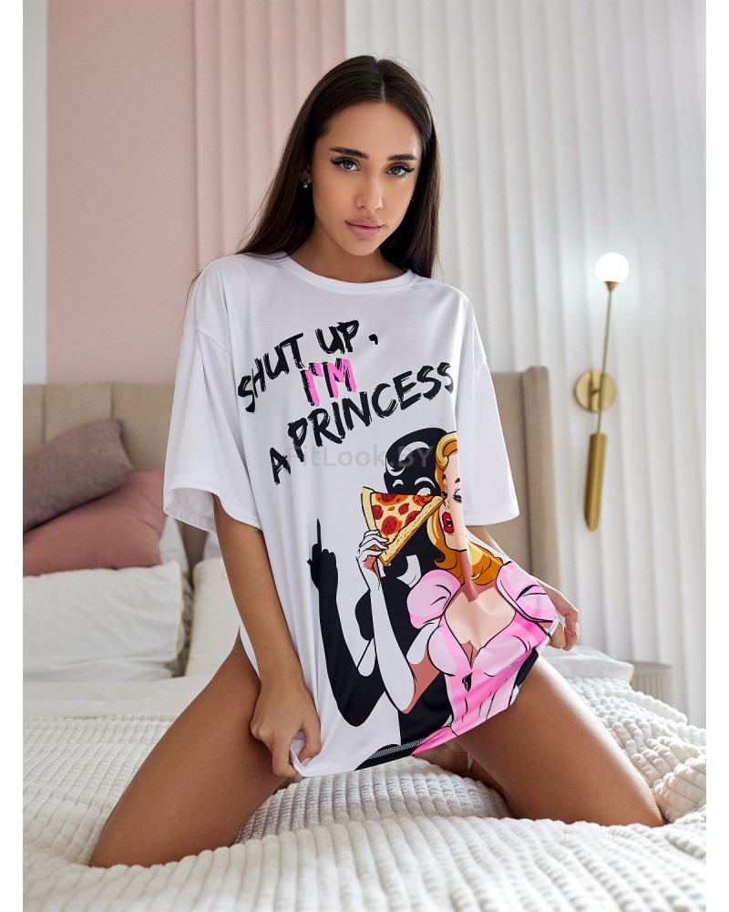 Футболка Bona Fashion: OVERSIZE T- shirt "Princess"