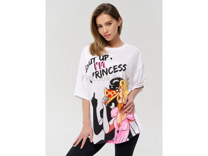 Футболка Bona Fashion: OVERSIZE T- shirt "Princess"