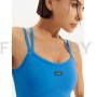 Женский комбинезон для фитнеса Neverlate Aerobic Blue