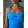 Женский комбинезон для фитнеса Neverlate Aerobic Blue