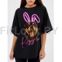 Футболка Bona Fashion: OVERSIZE T-shirt "Dangerous Kiss"