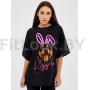 Футболка Bona Fashion: OVERSIZE T-shirt "Dangerous Kiss"