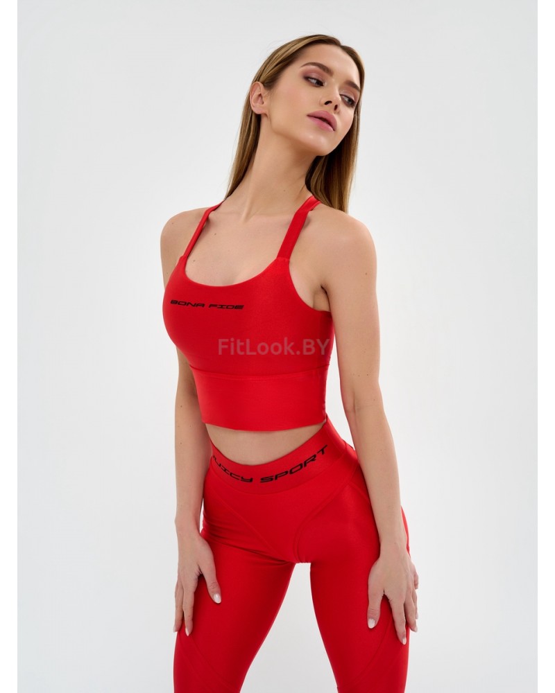 Майка-топ Bona Fide: Grace Top "Juicy Red"