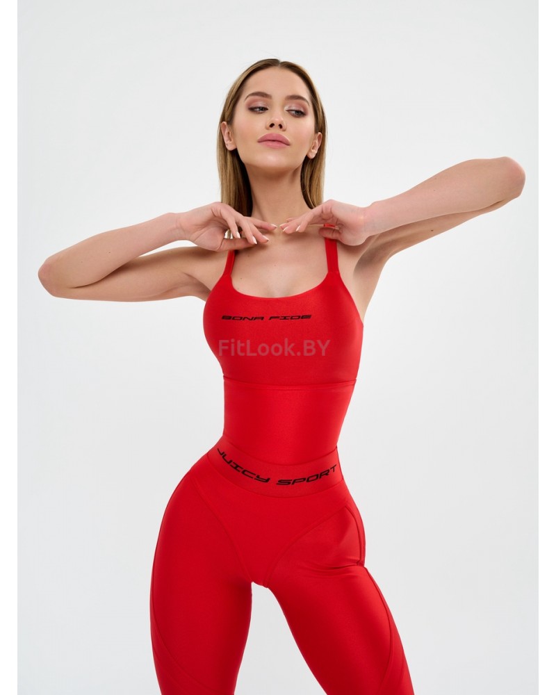 Майка-топ Bona Fide: Grace Top "Juicy Red"