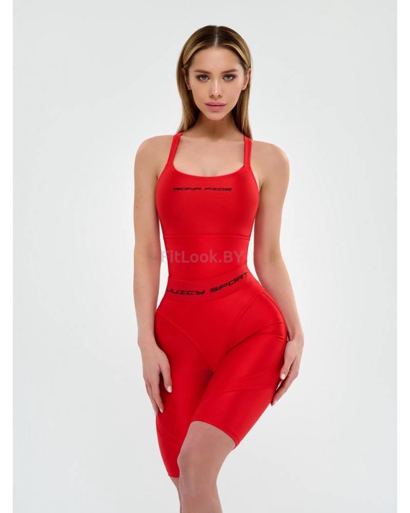 Майка-топ Bona Fide: Grace Top "Juicy Red"