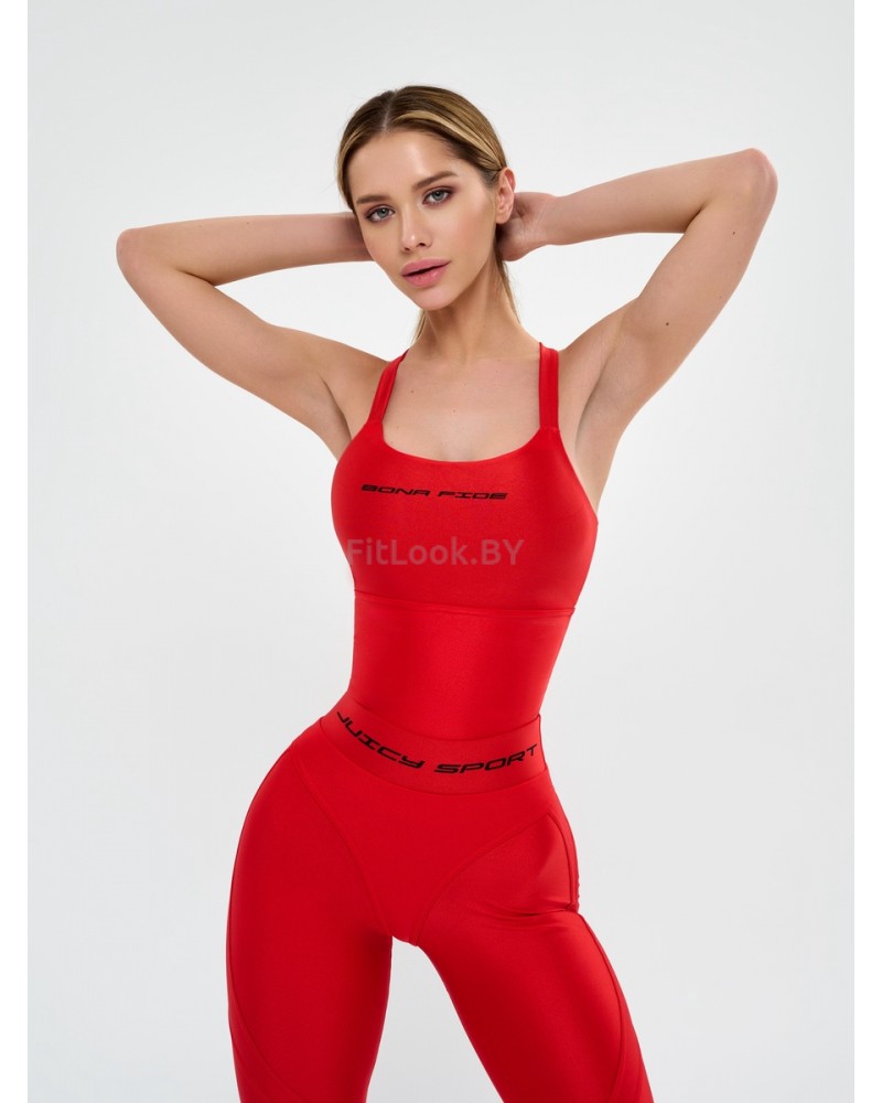 Майка-топ Bona Fide: Grace Top "Juicy Red"
